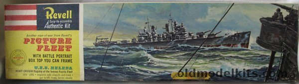 Revell 1/481 USS Helena Picture Fleet Issue - (Los Angeles - Fall River - Baltimore - Pittsburg - Columbus - Bremerton - Canberra - Toledo - Quincy - Chicago - St. Paul - Macon - Boston) - Picture Fleet / Master Modelers Club Issue, H370-169 plastic model kit